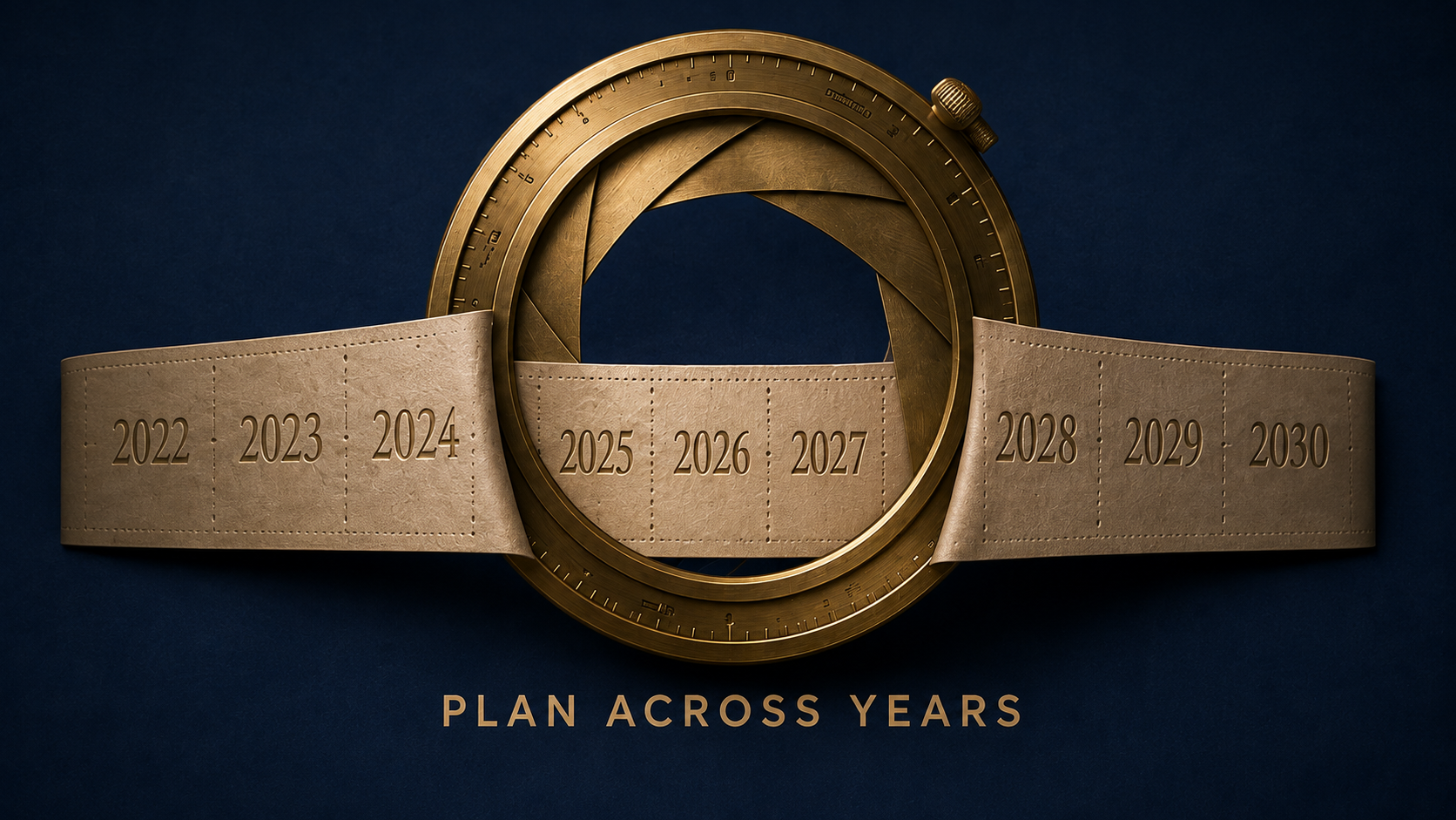 A calendar aperture shows changing retirement tax opportunities.