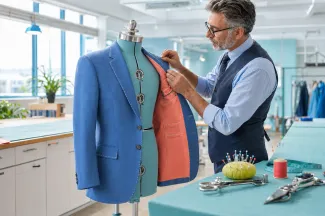 A tailor adjusts a well-made jacket on a dress form, illustrating how approaching retirement can call for a fresh review of an existing advisor relationship.