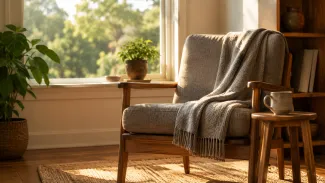 A comfortable chair beside a sunlit window, inviting reflection before choosing a retirement date and considering how work, income, healthcare, and spending fit together.